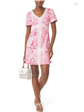Lilly Pulitzer Evita Short Sleeve Shift Dress